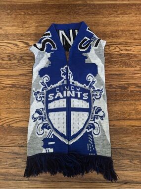 "Cincy Saints" soccer supporter scarf